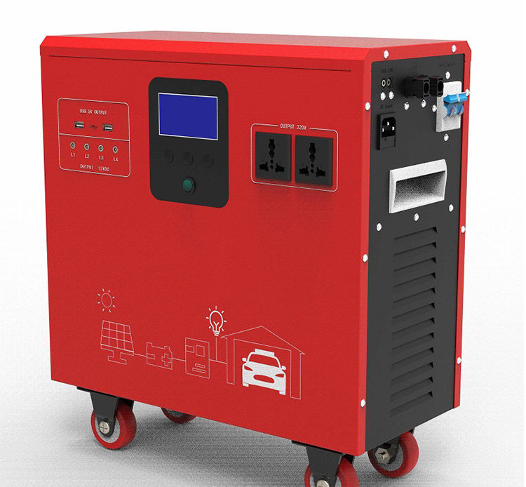 Portable 1000W Power Station with 220V Solar Energy Storage Lithium Ion Battery Solar Panel Renewable Energy Products