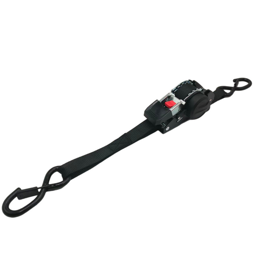 Retractable Ratchet Straps with Automatic Tensioning | Secure Cargo for Car, Motorcycle & Luggage