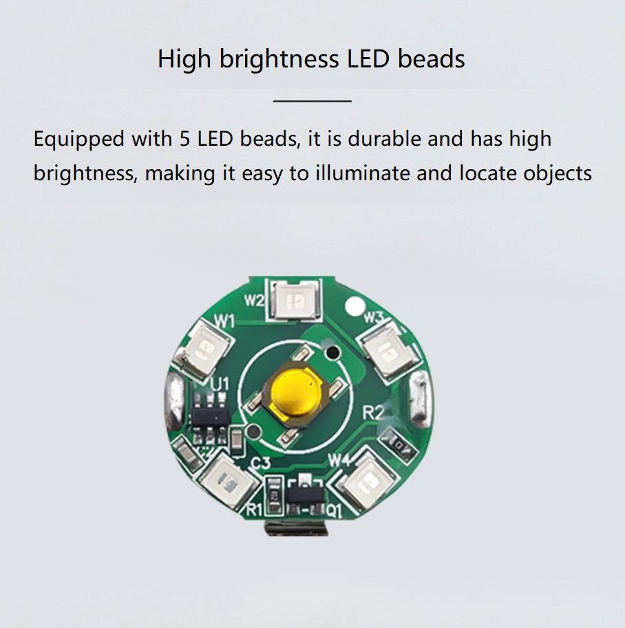 Car Mini Led Touch Light Auto Wireless Ambient Lamp Portable Night Reading Light Car Roof Bulb Car Interior Light