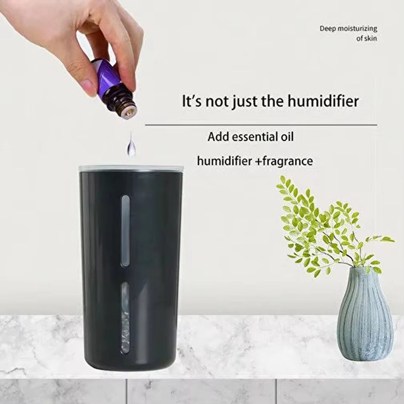Portable Rechargeable Car Humidifier With Colorful Led Night Light Usb Scent Diffuser and Mini Humidifiers for Home