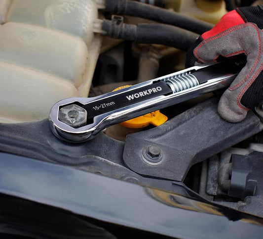 Linkage Spanner Ring Spanner Movable Spanner Multi-purpose Automobile Repair Tool Mechanical Wrench Household Tool Set GS