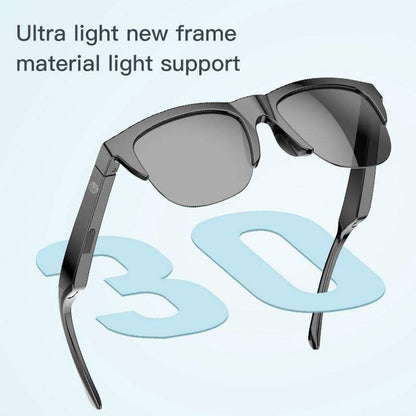 Fashion 2026 Hottest Wireless Stereo Waterproof Touch Control Sports Earphones With Mic Smart Round Sunglasses for Men and Women