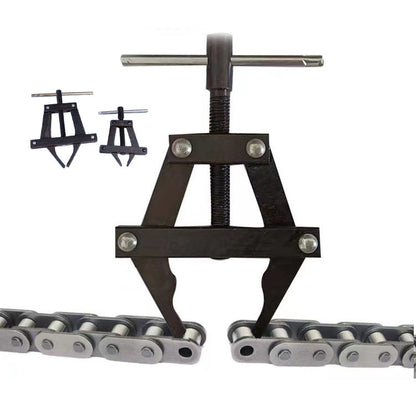 Manual motorcycle chain connector tool, industrial chain fixator, chain tensioner