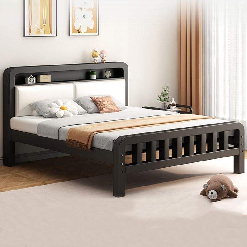Thickened Reinforced Wrought Iron Bed, 1.8m Home Double Bed, Stainless Steel Iron Frame Single Bed