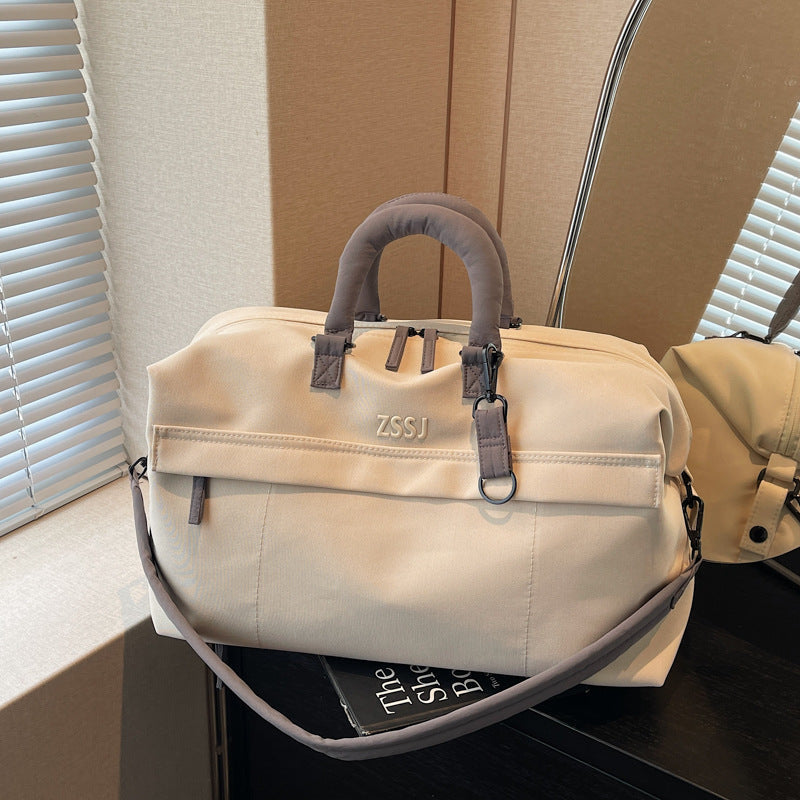Large capacity carry-on travel bag, suitable for short business trips, airplane carry-on, hand-held or shoulder bag, and hospital admission storage.