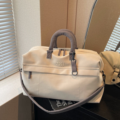 Large capacity carry-on travel bag, suitable for short business trips, airplane carry-on, hand-held or shoulder bag, and hospital admission storage.