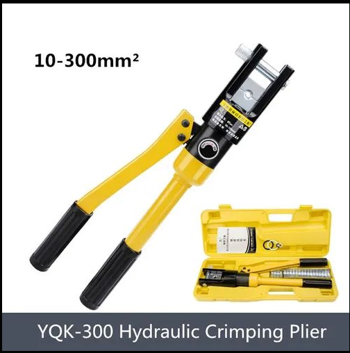Copper-Aluminum Nose & Cable Crimping Pliers, Manual Hydraulic Type, Portable Electrician Tool