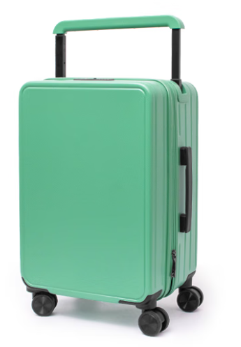 24-inch stylish suitcase: centrally located pull handle saves space, features a TSA lock and TPE wheels, making it durable and worry-free.
