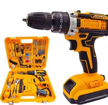 118-Piece Cordless Impact Drill Set