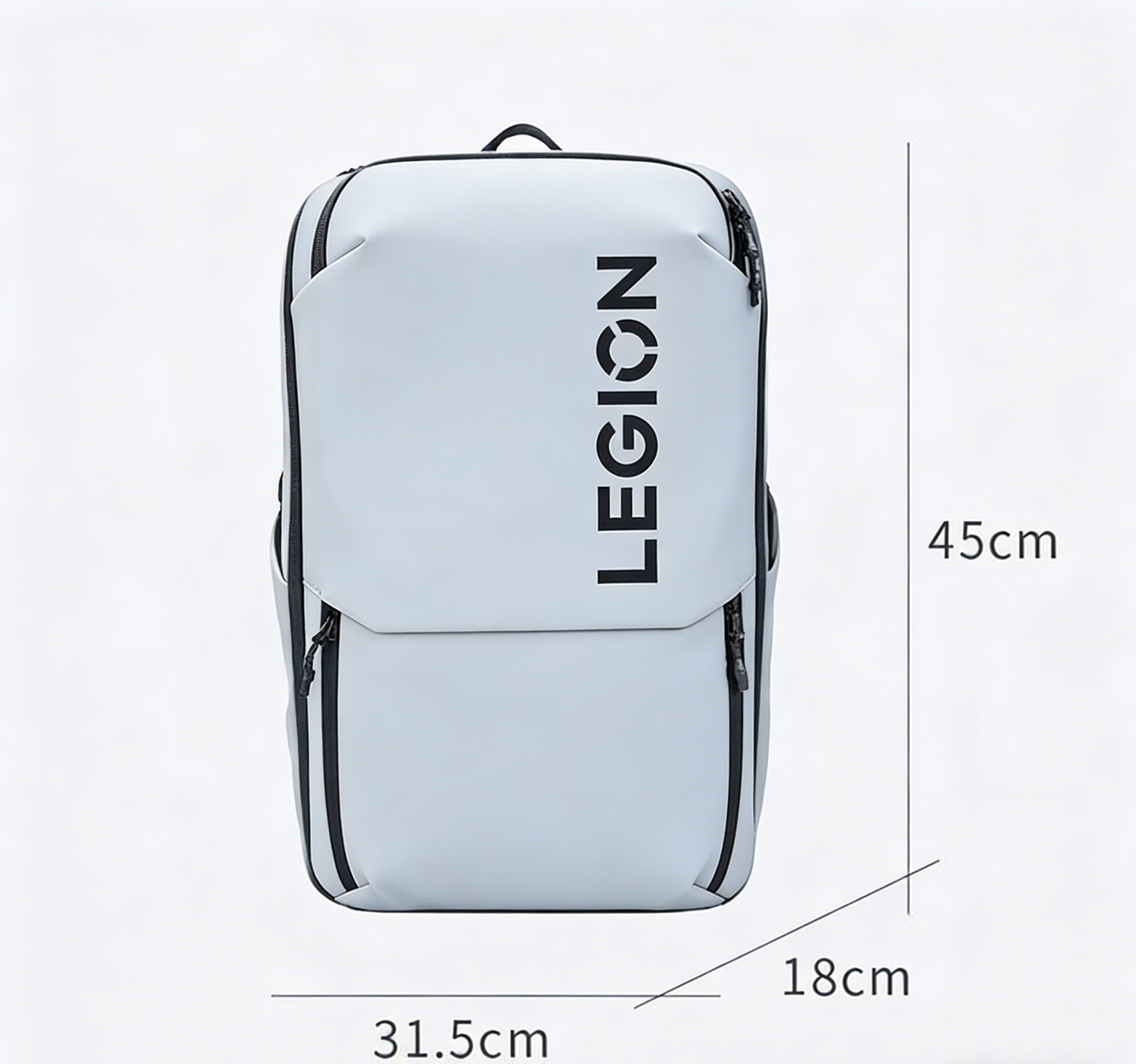 21L Light Gray Backpack: Extra-Large Multifunction Bag for Business Travel & Stylish Commute and Campus