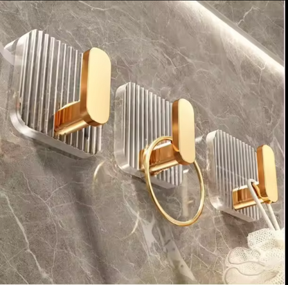 Bathroom hooks clear acrylic display hook cabinet door rack