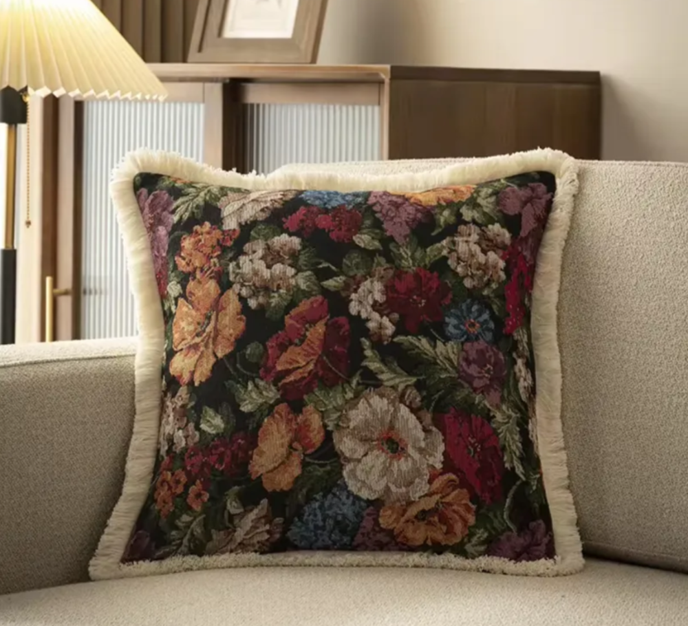 American Exotic Style Jacquard Cushion Cover