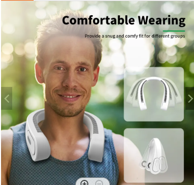 🔥🔥🔥Electric hanging small neck fan stud portable padom halter neck fan🔥🔥🔥