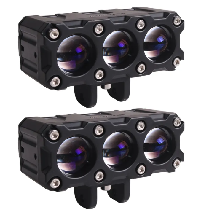 🔥🔥Lens spotlight car motorcycle lighting Automobile modification white&yellow dual color lamp
