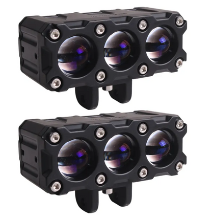 🔥🔥Lens spotlight car motorcycle lighting Automobile modification white&yellow dual color lamp