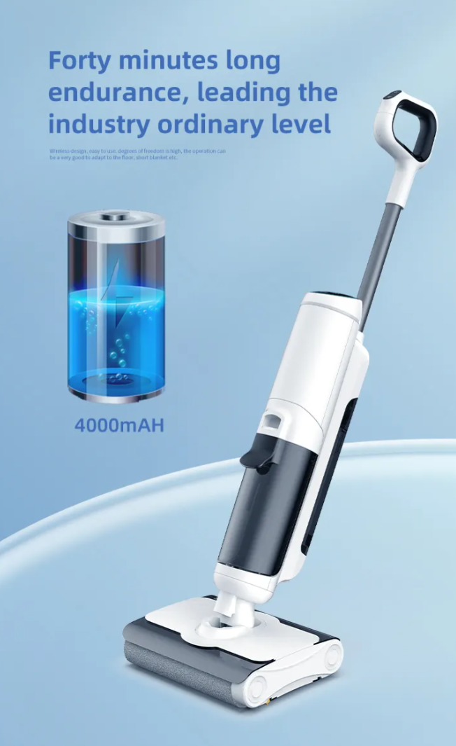 Household floor washing machine Handheld wireless intelligent automatic sweep mop