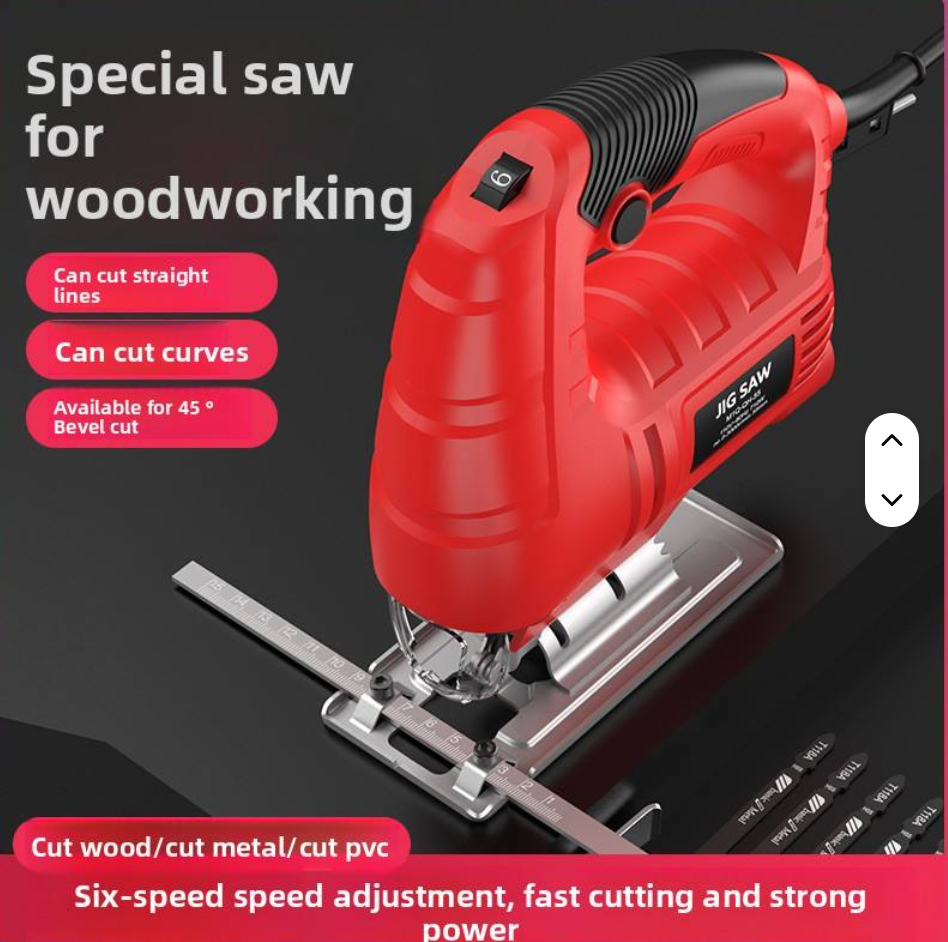 220V Jigsaw – Powerful Cutting Performance with 10 Extra Blades