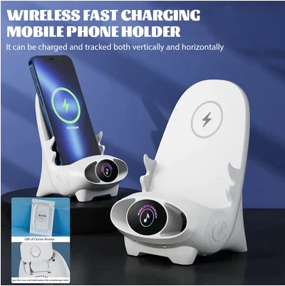 🔥🔥🔥Mini Chair Wireless Fast Charger Multifunctional Phone Holder🔥🔥🔥