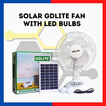👍2023 Solar charging fan/save electricity/strong wind/mobile phone charging