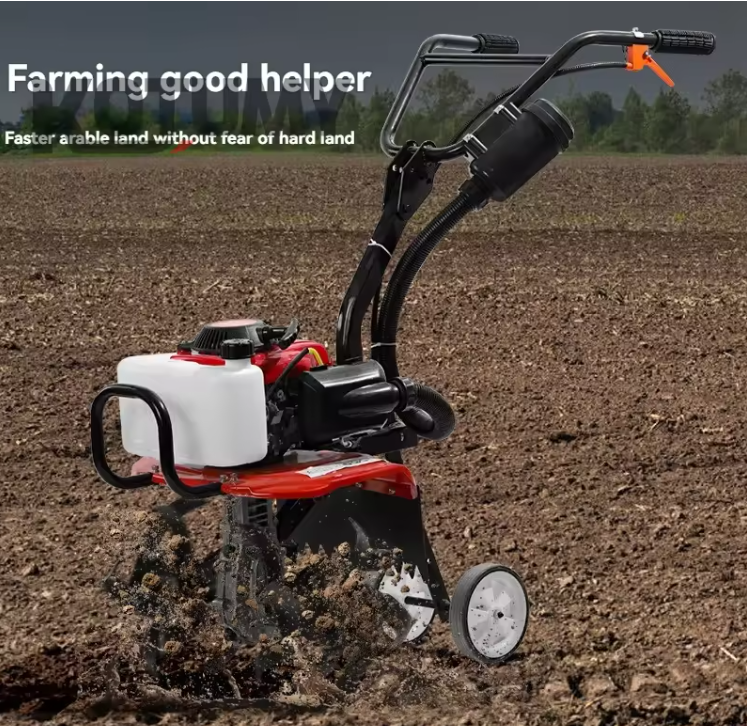 Rotary tiller, hand plow, agricultural tillage machine, engine tiller, tillage machine