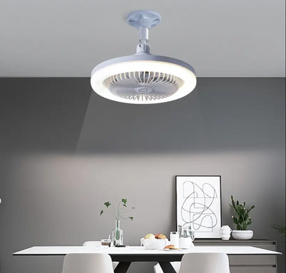 Hot Sale LED Lamp Fan E27 Three Color and 3600/6000K Screw Lamp Constant Ceiling Fan for Bedroom Living Room