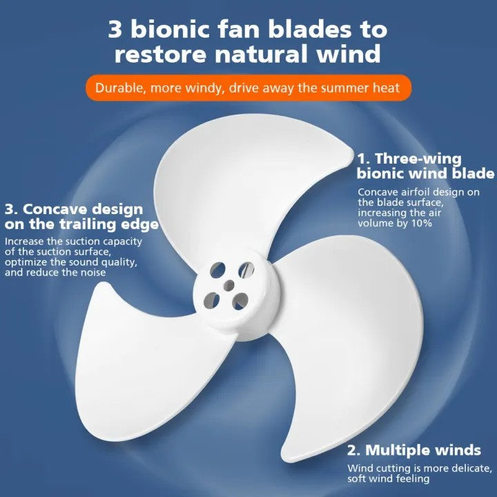 👍2023 Solar charging fan/save electricity/strong wind/mobile phone charging