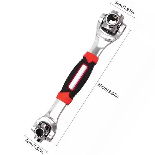 8~22mm360 ° rotating non-magnetic card paper packaging multi-functional 8-in-1 socket wrench