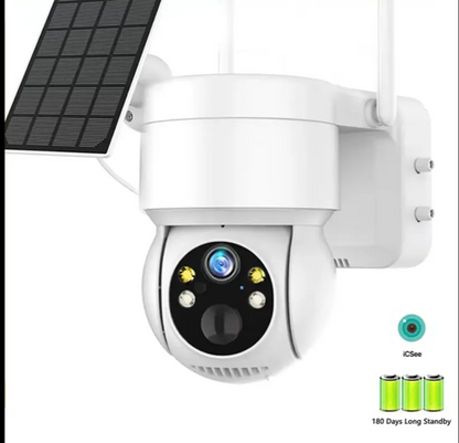 Can rotate 360 degree view hd 1080p outdoor 3g 4g sim card wifi solar wifi camera