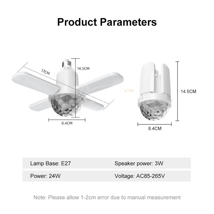Smart Waterproof Ceiling Light LED Music Ceiling Lamp,with Bluetooth Speaker Dimmable RGB Color Changing Light with Remote Control
