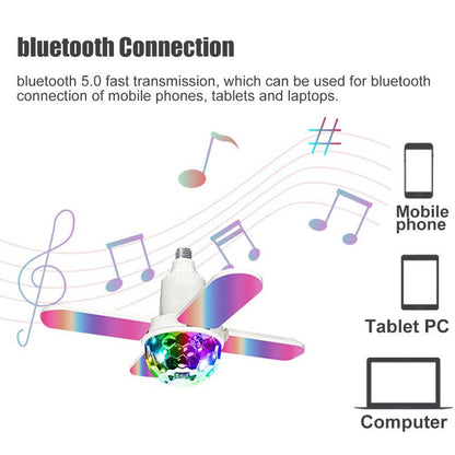 Smart Waterproof Ceiling Light LED Music Ceiling Lamp,with Bluetooth Speaker Dimmable RGB Color Changing Light with Remote Control