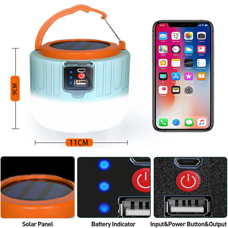 🔥🔥Solar-powered emergency lights can charge cell phones🔥🔥
