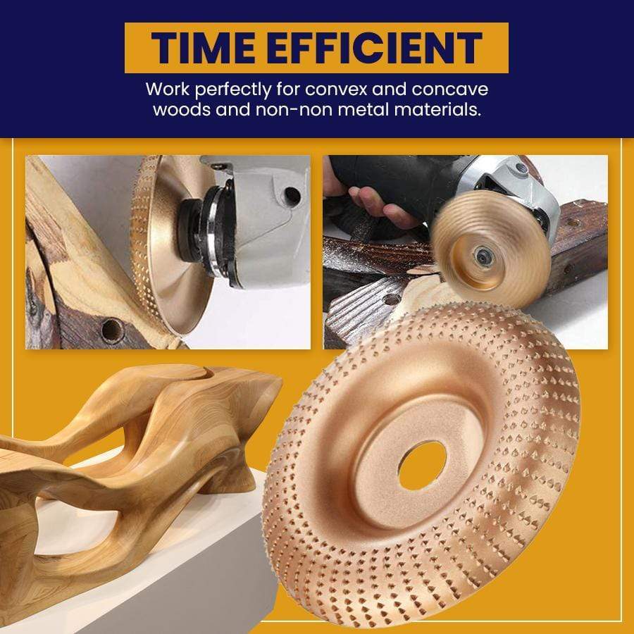 Must-have Wood Carving Discs for Angle Grinders - Precisely Shape and Sculpt Wood Art Projects